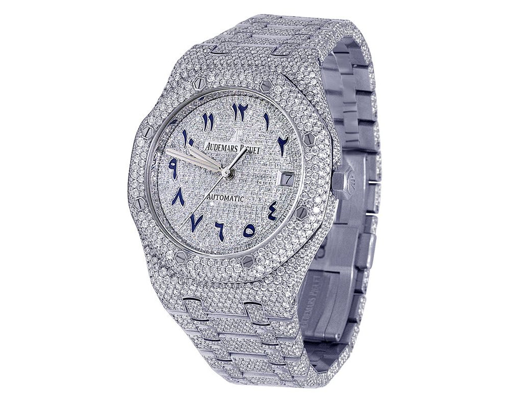 Audemars Piguet Royal Oak 37MM Steel VS Diamond Watch 23.45 Ct