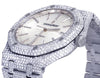 Audemars Piguet Royal Oak 41MM Stainless Steel VS Diamond Watch 31.5 Ct White