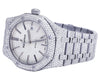 Audemars Piguet Royal Oak 41MM Stainless Steel VS Diamond Watch 31.5 Ct White